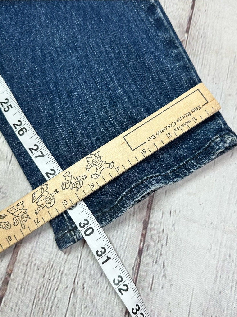 Talbots flawless high waist straight leg Jeans Women 12 minimalist boho casual - Picture 4 of 6